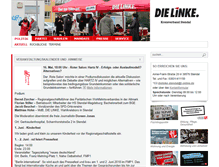 Tablet Screenshot of dielinke-stendal.de